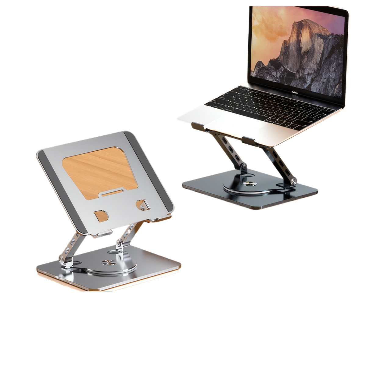Adjustable Laptop Stand with Rotation Feature