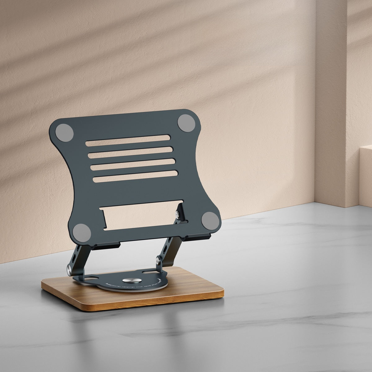 Adjustable Laptop Stand with Rotation Feature