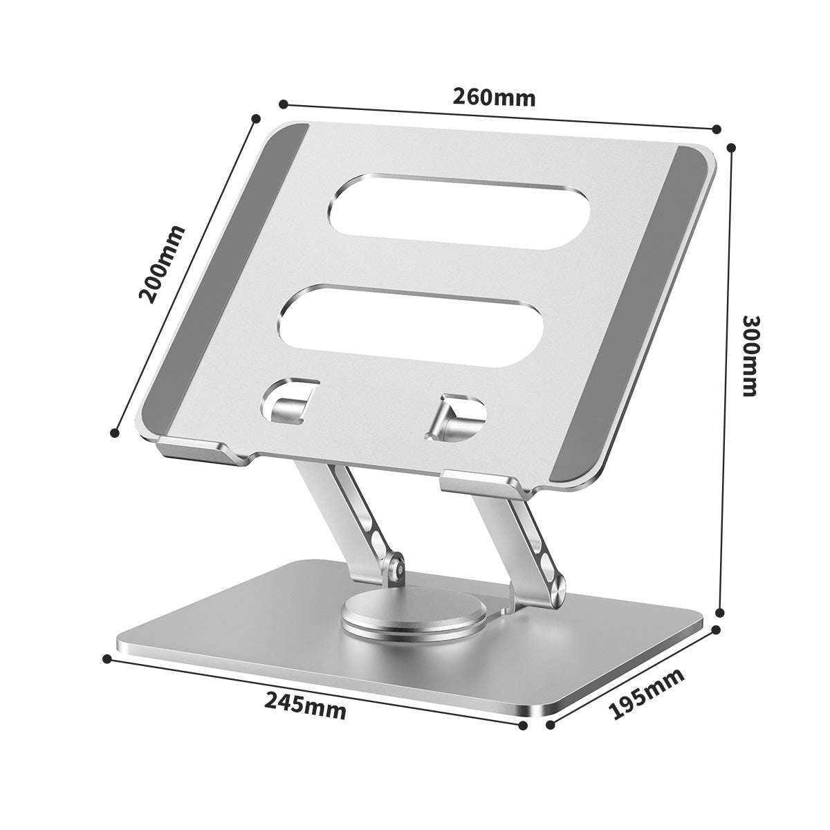 Adjustable Laptop Stand with Rotation Feature